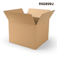RN2859U - Universal Corrugated Box - 3 Ply - Strong  - 32X32X25 cm / 12.6X12.6X9.  8 inch - OD