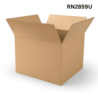 RN2859U - Universal Corrugated Box - 3 Ply - Strong  - 32X32X25 cm / 12.6X12.6X9.  8 inch - OD