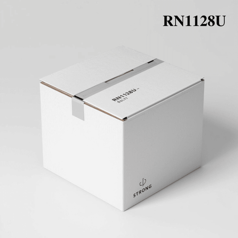 RN1128U - BSLTT Corrugated Box - 3 Ply - Strong - 18.5X9. 5X9 cm / 7.3X3.7X3.5 inch - OD - Top White RN1128U - BSLTT Corrugated Box - 3 Ply - Strong - 18.5X9. 5X9 cm / 7.3X3.7X3.5 inch - OD - Top White