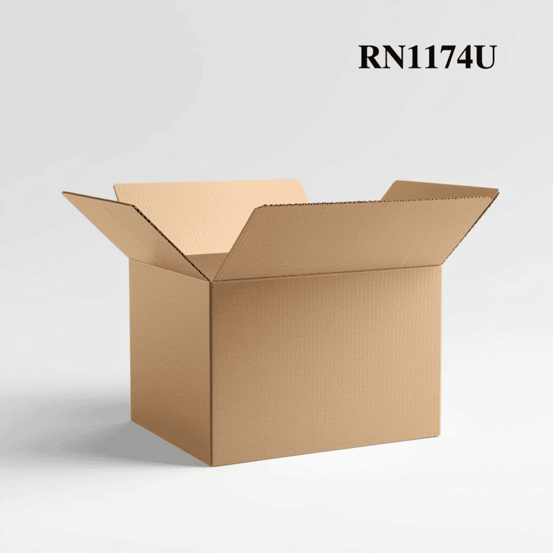 RN1174U - Universal Corrugated Box - 3 Ply - Strong - 25X22X11.5 cm / 9.8X8.7X4.5 inch - OD RN1174U - Universal Corrugated Box - 3 Ply - Strong - 25X22X11.5 cm / 9.8X8.7X4.5 inch - OD